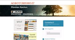 Desktop Screenshot of agroturismo.it